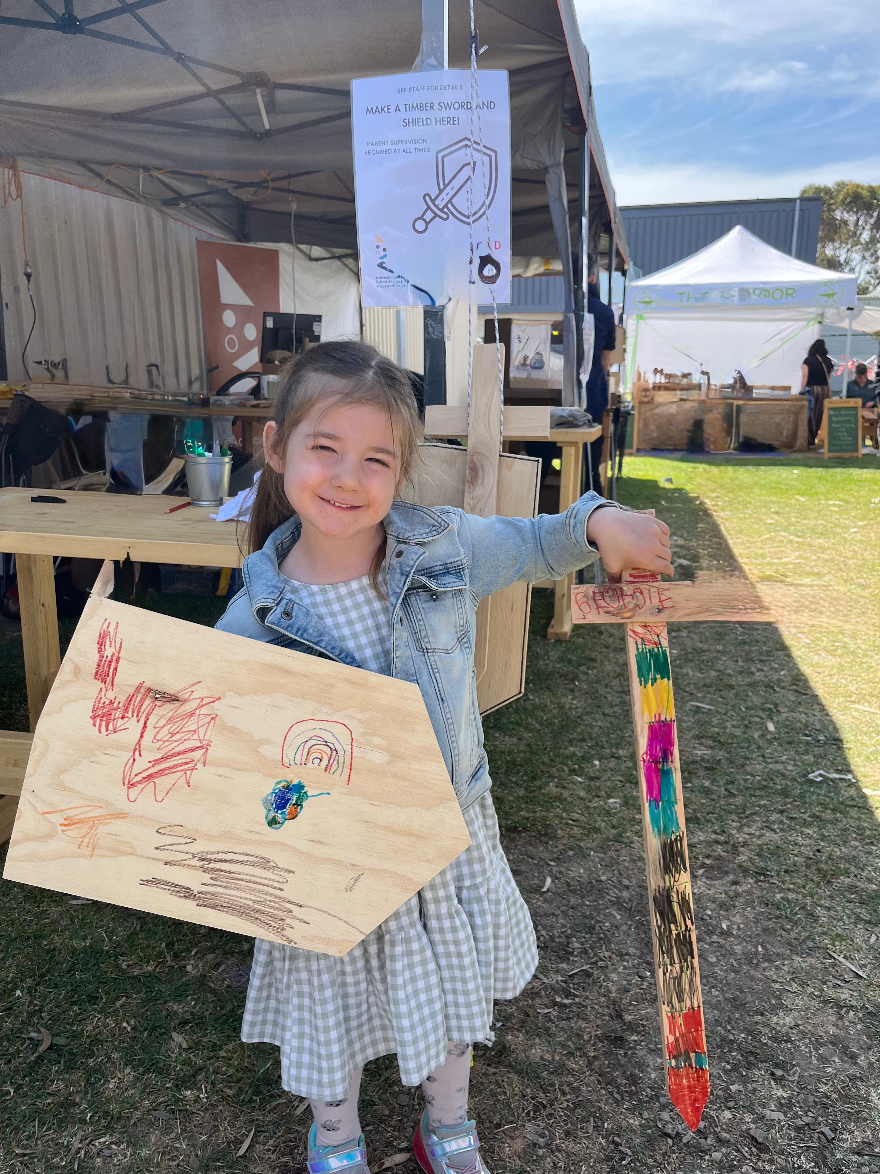 Kids School Holiday Workshop - Build a Sword & Shield